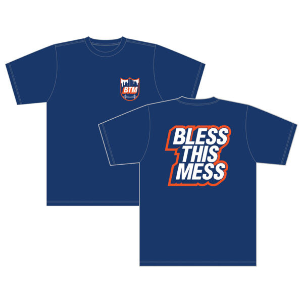 S&M Edwin Btm T-Shirt Navy