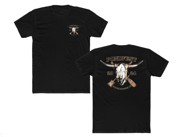 Fit Pondfest 2024 Horns Tee Black