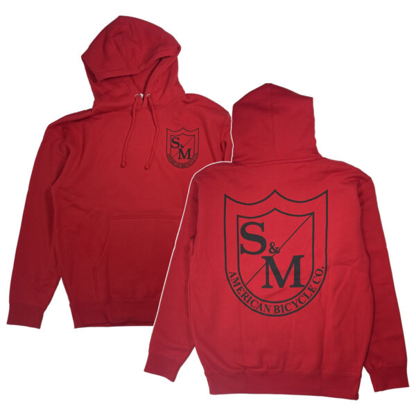 S&M Two Shield Heavy Pullover Hoodie
