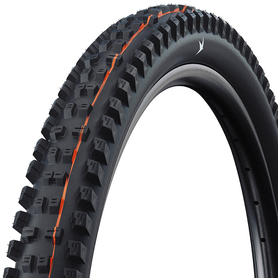 Schwalbe Tacky Chan Tire - 27.5 x 2.40 Tubeless Folding BLK Standard Trail Soft E-50
