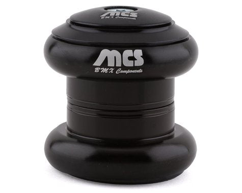 MCS Cupped Threadless Sealed 1-1/8" Headset - Black