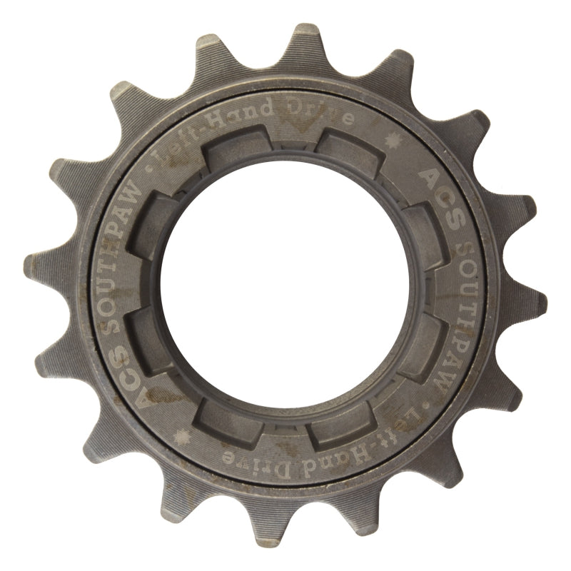ACS Southpaw Freewheel - 16t Gun Metal For Left Hand Drive