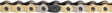 The Shadow Conspiracy Interlock V2 Chain - Single Speed 1/2" x 1/8" 98 Links Half Link Chain Gold/BLK/Silver