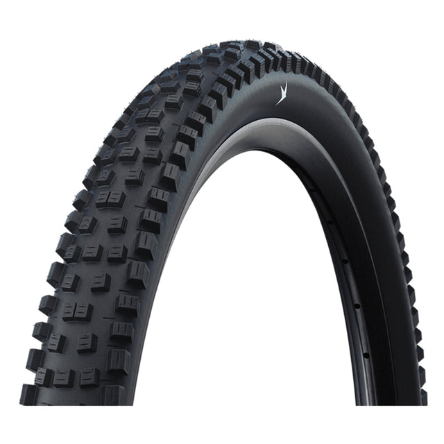 Schwalbe Nobby Nic Tire - 29 x 2.40 Tubeless Folding BLK Standard Addix Green E-50
