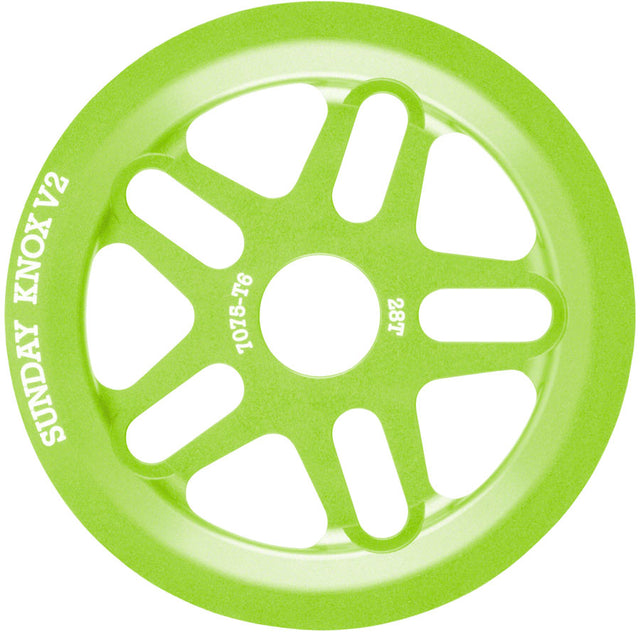 Sunday Knox V2 Sprocket - 28t Electro Green