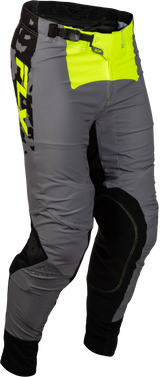 Fly Racing Youth Lite Flake Pants 2027 Grey/Hi-Vis/Black