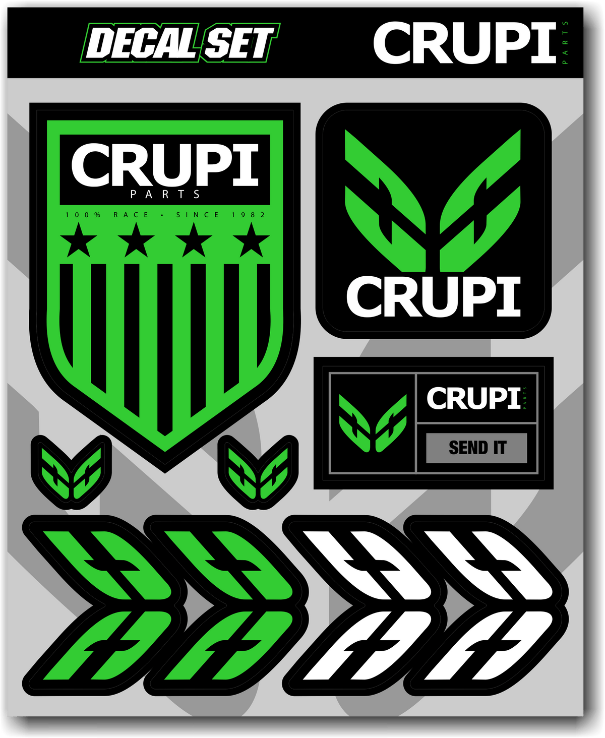 Crupi Parts Sticker Crupi Sticker Pack