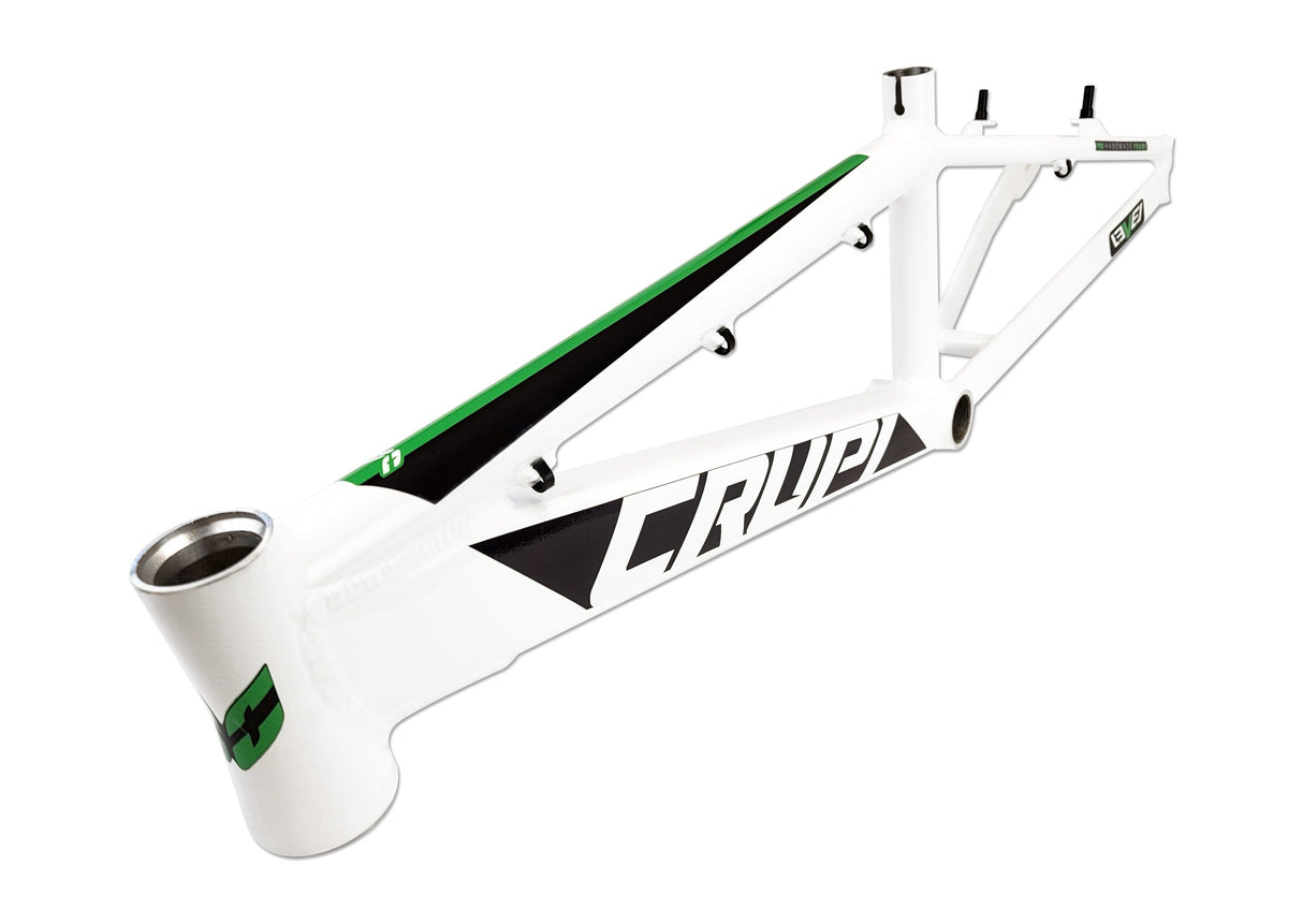 Crupi Parts Frames White / Black w/some Green Crupi OS20 Pro 3X Race Frame