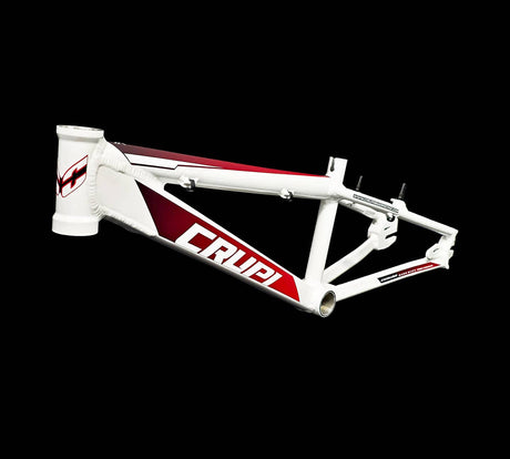 Crupi Parts Frames White / with RedBlack Fade decals Crupi Catalina 2.0 Expert Race Frame