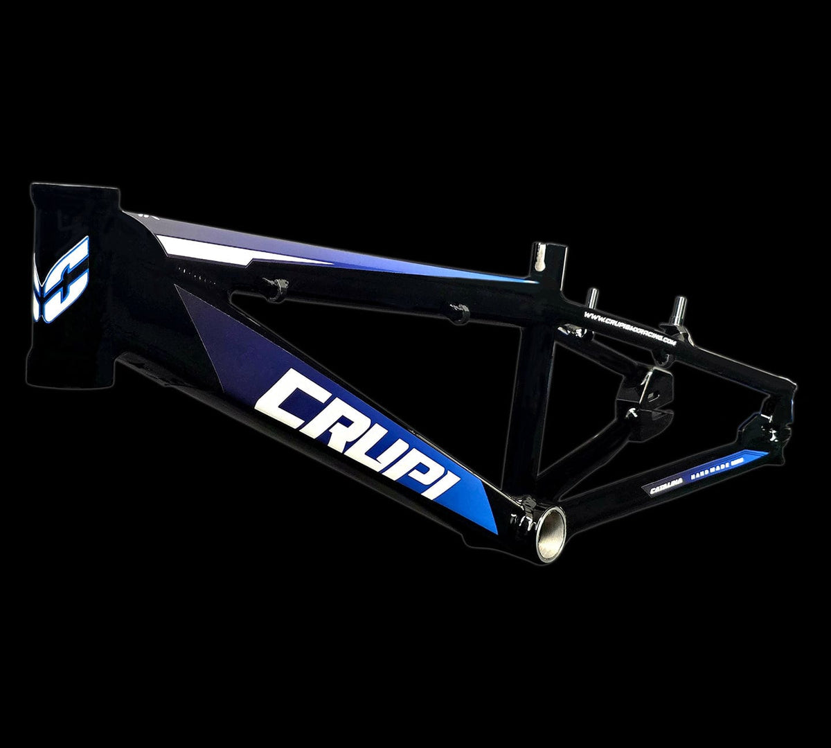 Crupi Parts Frames Black / with BlueBlack Fade decals Crupi Catalina 2.0 Micro Race Frame