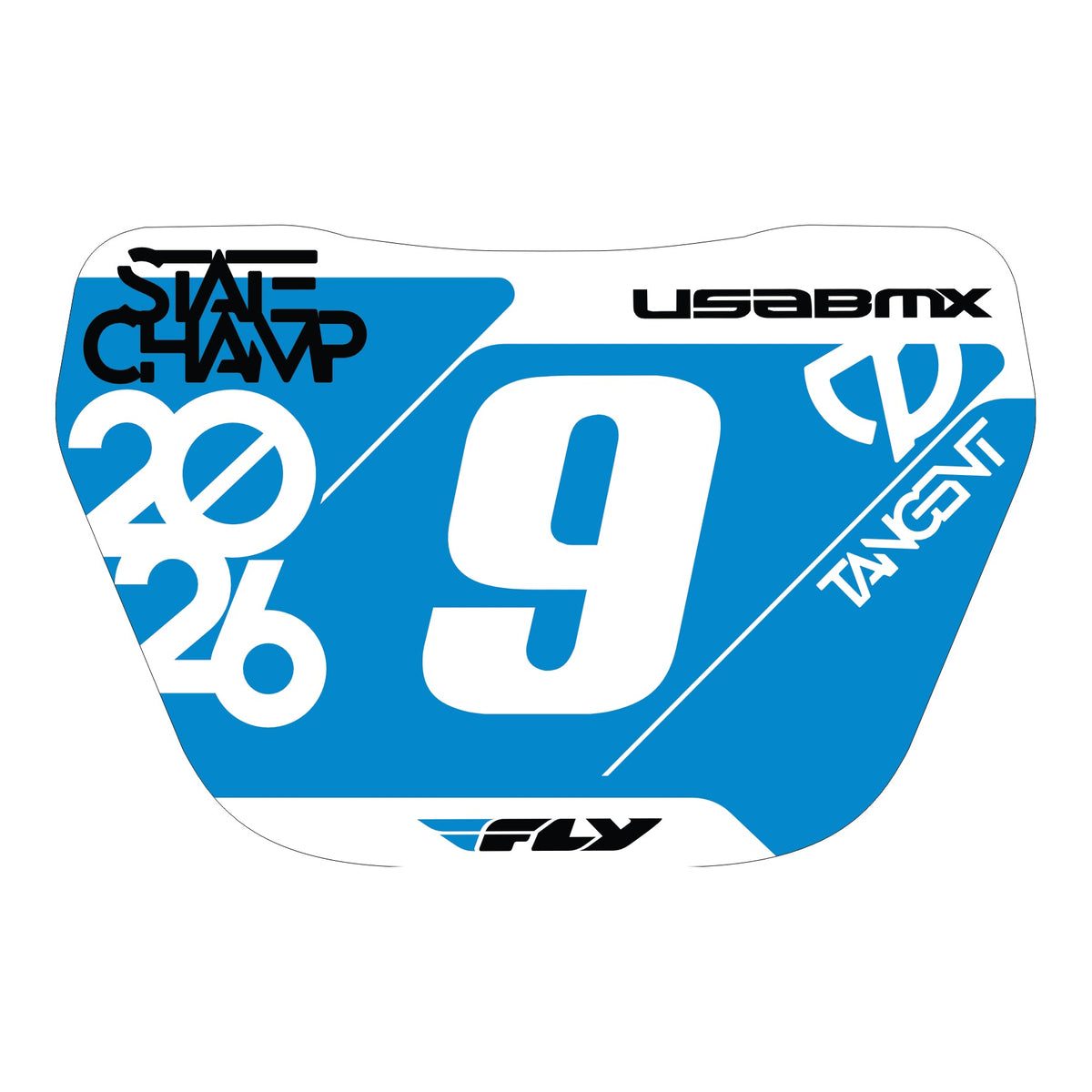 2026 Tangent Mini Window Number Plate Decals