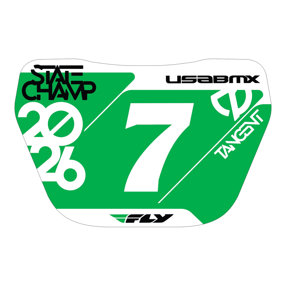 2026 Tangent Mini Window Number Plate Decals