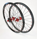 Crupi Parts Wheels 20 x 1-1/8" 28H / Black/Red Crupi 28H 20" & 24" Wheels