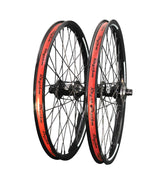 Crupi Parts Wheels 20 x 1.75 36H with 20mm Front / Black Crupi 20 x 1.75 36H CenterLock Wheelset