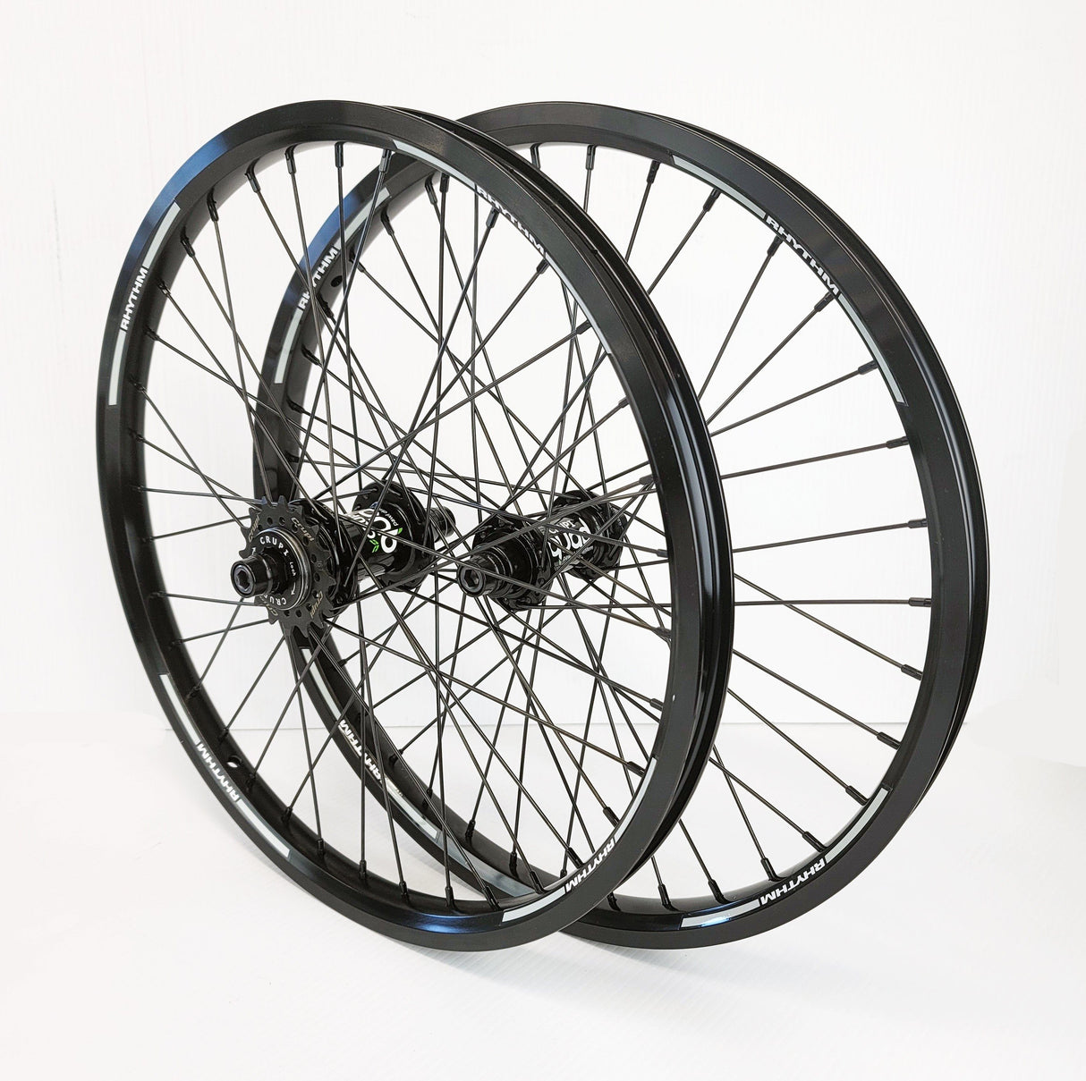 Crupi Parts Wheels 20 x 1.75 36H w/10mm Front / All Black Crupi Pro 36H 20" & 24" Wheels