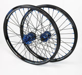 Crupi Parts Wheels 20 x 1.75 36H Disc w/20mm Front / Black/Blue Crupi Pro 36H 20" & 24" Disc Brake Wheels