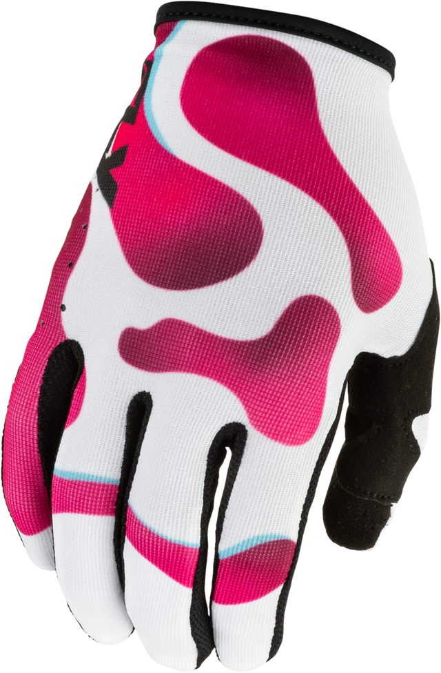 Fly Racing Lite Vibe Gloves 2027 White/Pink/Blue