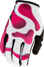 Fly Racing Youth Lite Vibe Gloves 2027 White/Pink/Blue