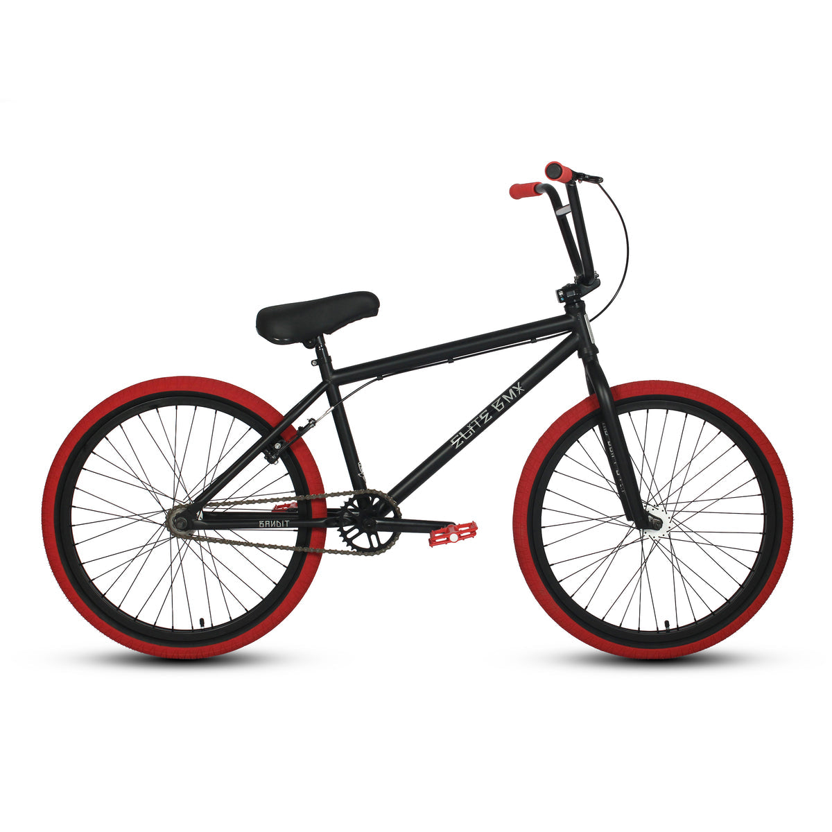 Bandit - Black Red 24"