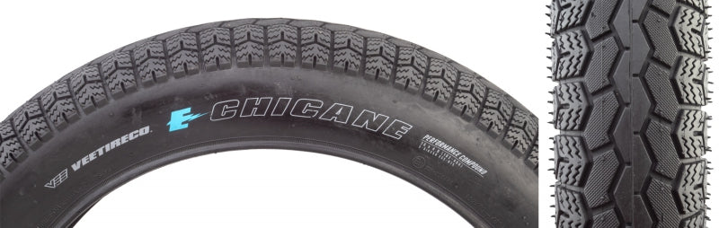 Vee Tire Co. Chicane Tire - 20 x 4.0 Clincher Wire BLK Performance Override Powerwall E-Bike E-50
