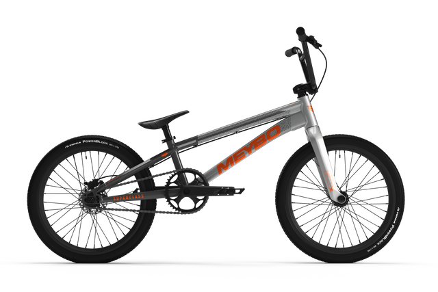 Meybo Superclass BMX Race Bike-Grey/Orange-Cruiser Pro 22