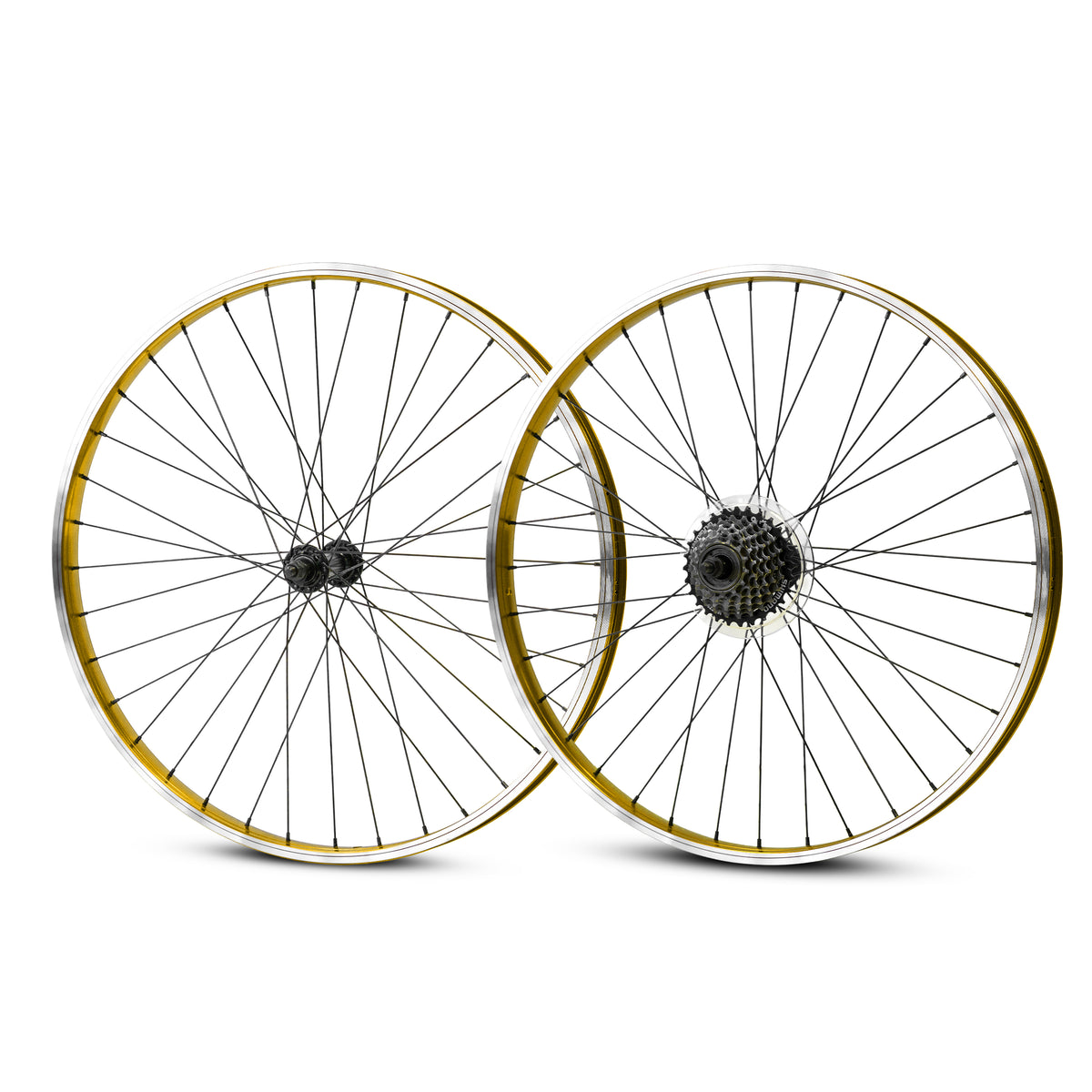 26"x32mm 7s Wheelset - Multi Color