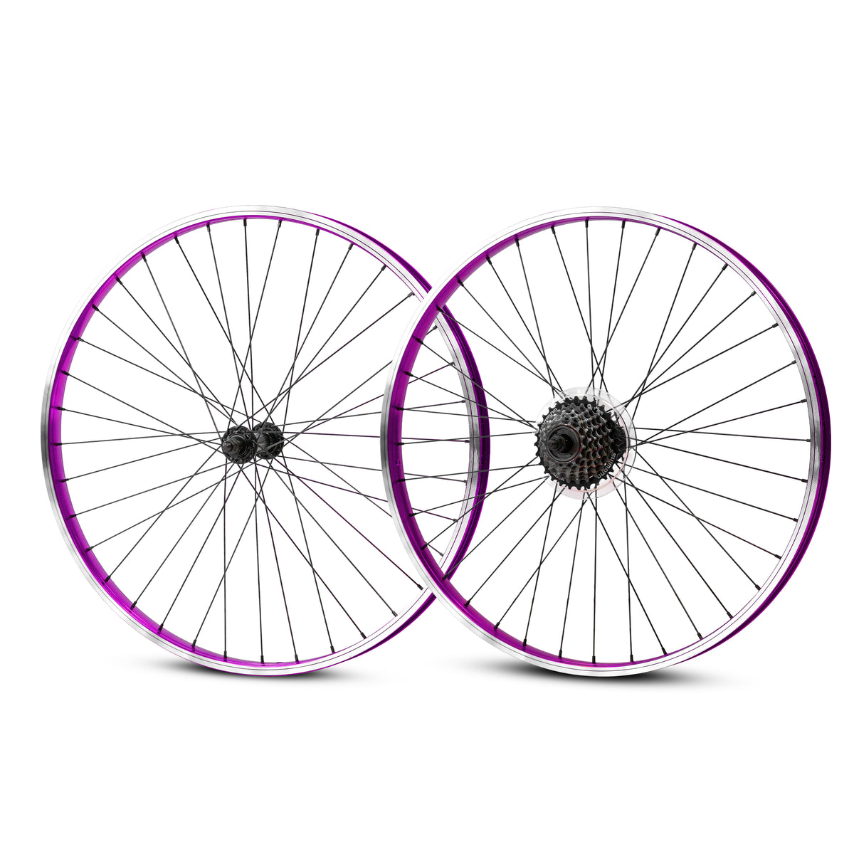 26"x32mm 7s Wheelset - Multi Color