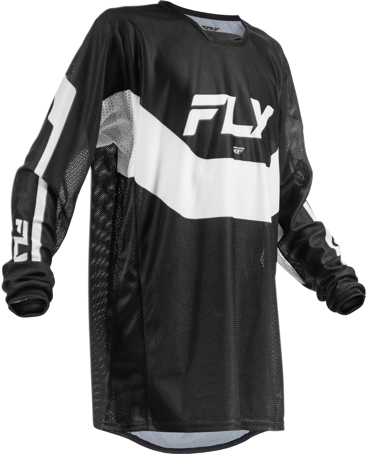 Fly Racing Youth Kinetic Mesh Jersey 2026.5 Black/White