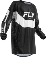 Fly Racing Youth Kinetic Mesh Jersey 2026.5 Black/White