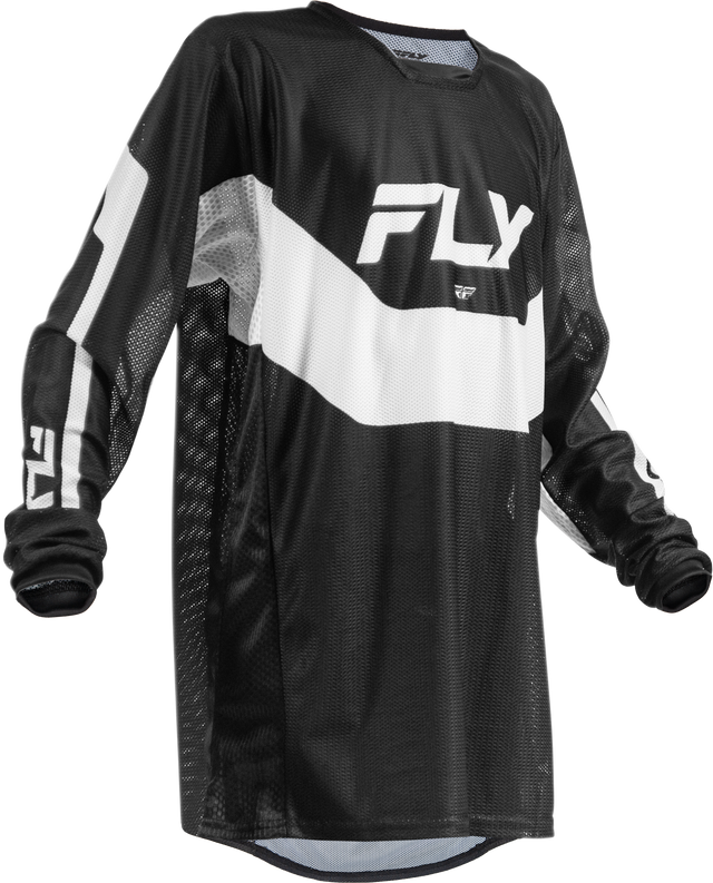 Fly Racing Youth Kinetic Mesh Jersey 2026.5 Black/White