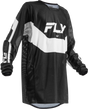 Fly Racing Youth Kinetic Mesh Jersey 2026.5 Black/White