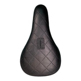 Color:Quilted Black Synthetic Leather