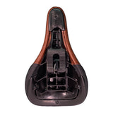 Color:Quilted Brown Synthetic Leather