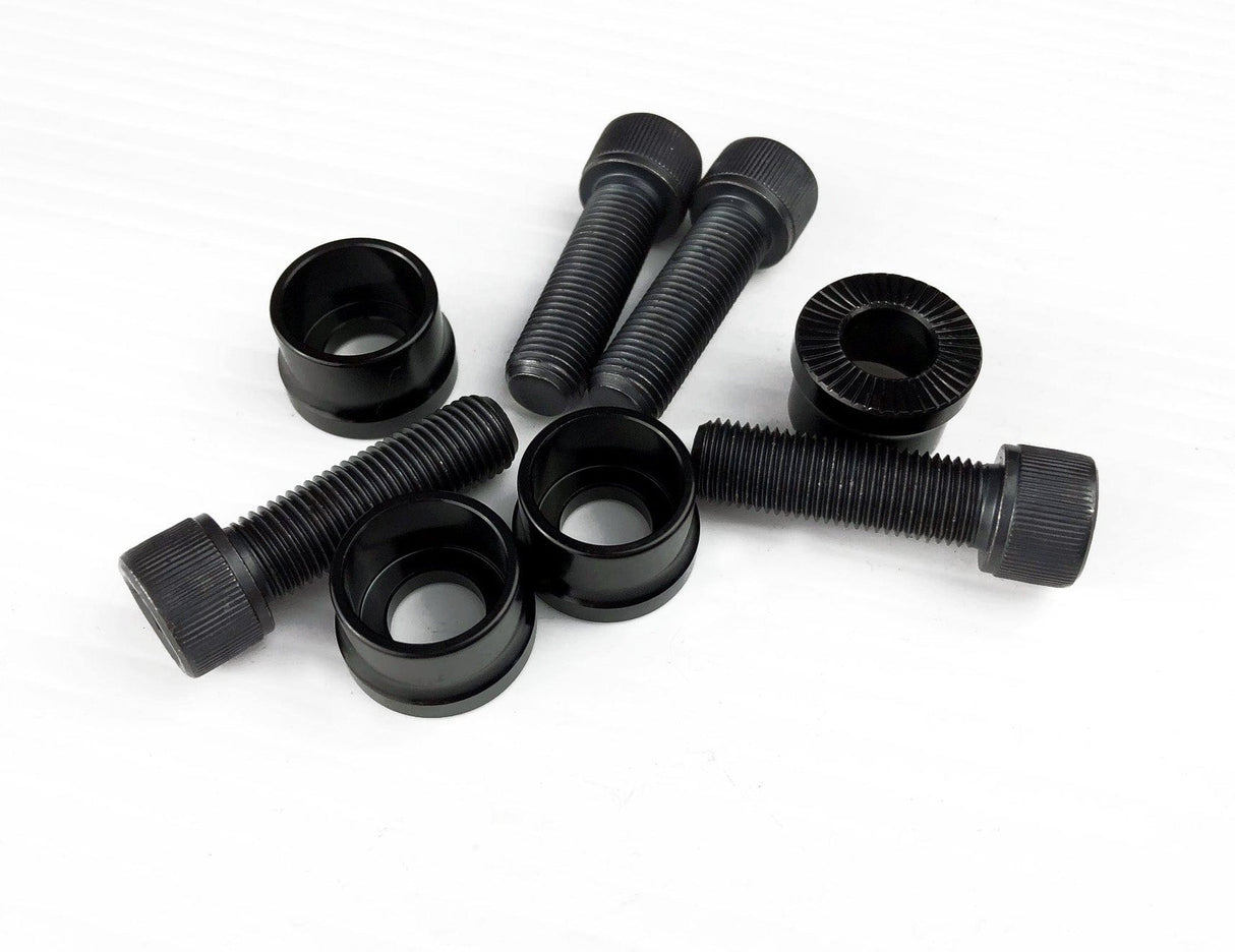 Crupi Parts Widgets Fits Quad Pro 36H Hubs / Black Crupi Quad Hub Volcano Kits