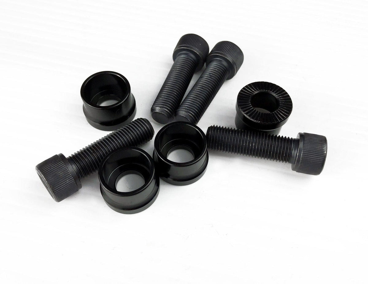 Crupi Parts Widgets Fits Quad Pro 36H Hubs / Black Crupi Quad Hub Volcano Kits