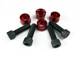 Crupi Parts Widgets Fits Quad Pro 36H Hubs / Red Crupi Quad Hub Volcano Kits