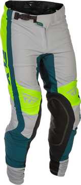 Fly Racing Youth Lite Pants 2026 Grey/Lime/Teal