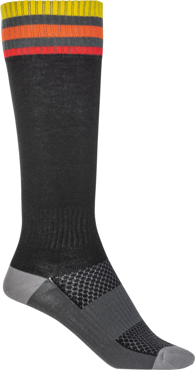 Fly Racing MX Thin Socks Black
