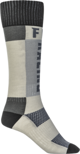 Fly Racing MX Thick Socks Grey/Black