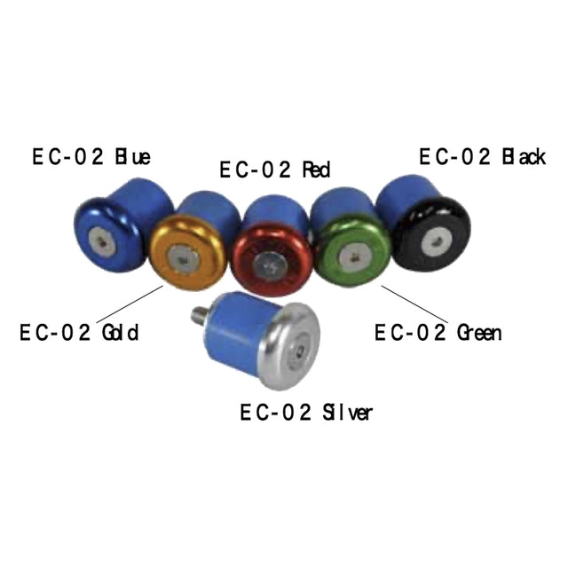 Nitto Bar End Caps Red 20-22mm
