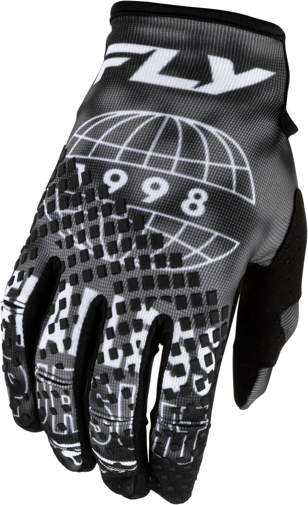 Fly Racing Kinetic Blur Gloves 2027 Black/Grey