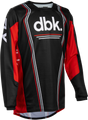 Fly Racing Youth Kinetic DBK Jersey 2027 Black/Red/White