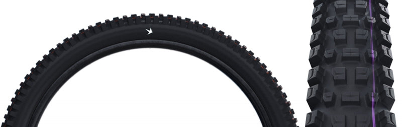 Schwalbe Albert Tire - 27.5 x 2.50 Tubeless Folding BLK Evolution Line Trail Pro Addix Ultra Soft Radial E-50