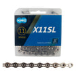 KMC X11SL Super Light Chain - 11-Speed 116 Links Silver