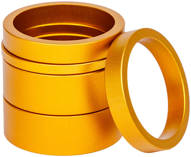 Chris King Headset Spacer Kit 2 - Alloy 1-1/8" Matte Gold 50th Anniversy