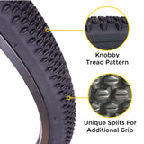 E624 29 inch bike tires black
