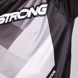 Stay Strong Chevron BMX Race Jersey-Black