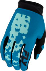 Fly Racing Girl's Lite Flake Gloves 2027 Aqua/Teal/Black