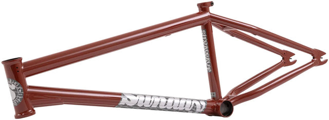 Sunday Silvawave BMX Frame - 21.25" TT Gloss Dark Brick Red