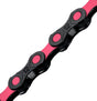 KMC DLC 12 Chain - 12-Speed 126 Links Black/Pink